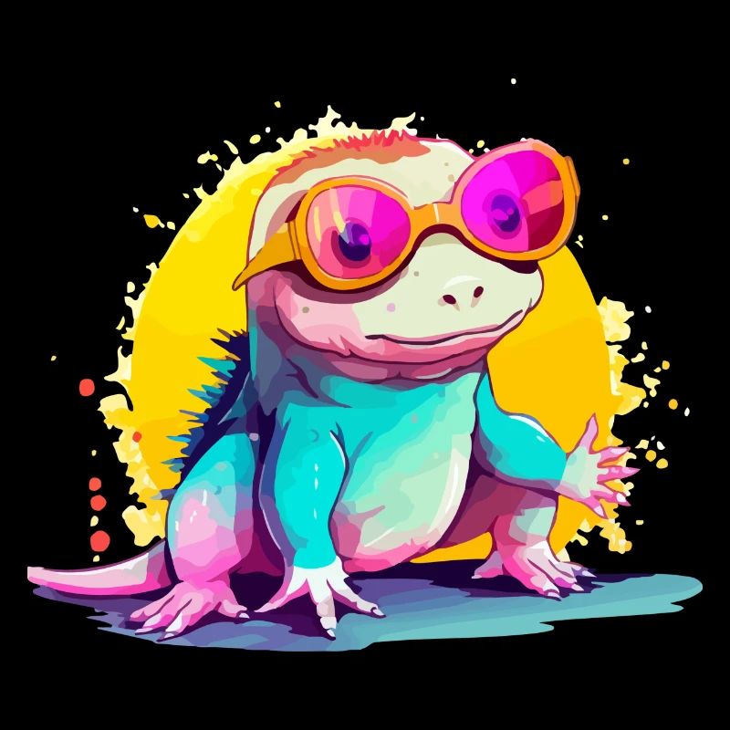 Mino the spectacled axolotl