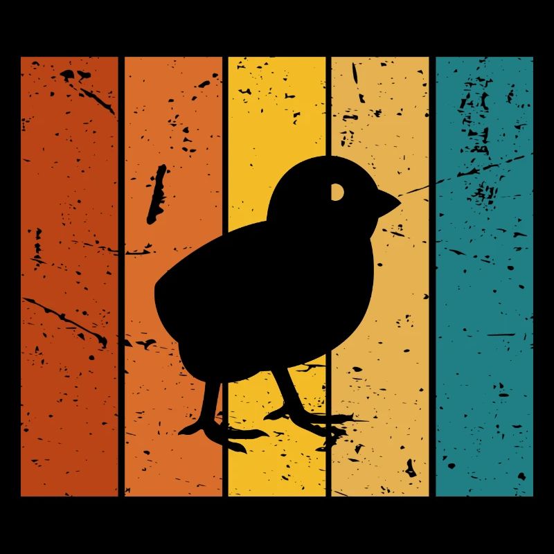 Poussin cadeau Vintage