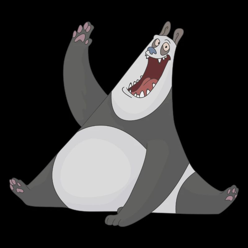 Dessin de panda mignon