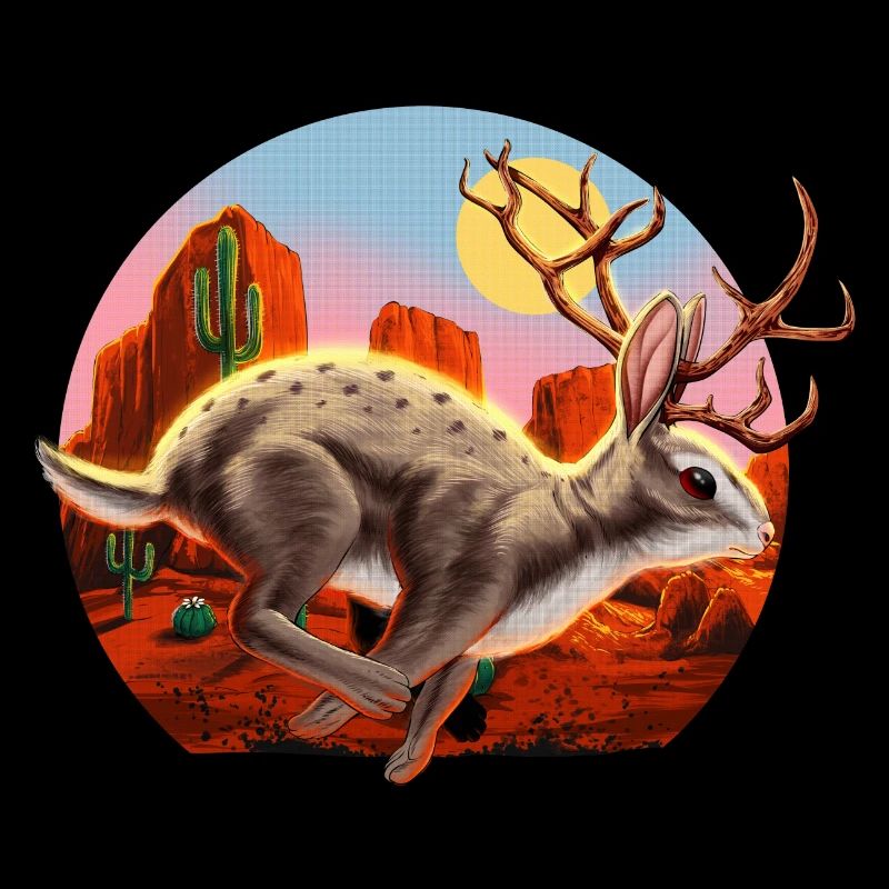 Jackalope Lapin cryptide
