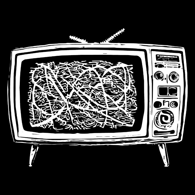 Interférence TV rétro