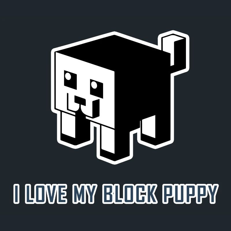 J’adore mon chiot Block : Cubic Dog