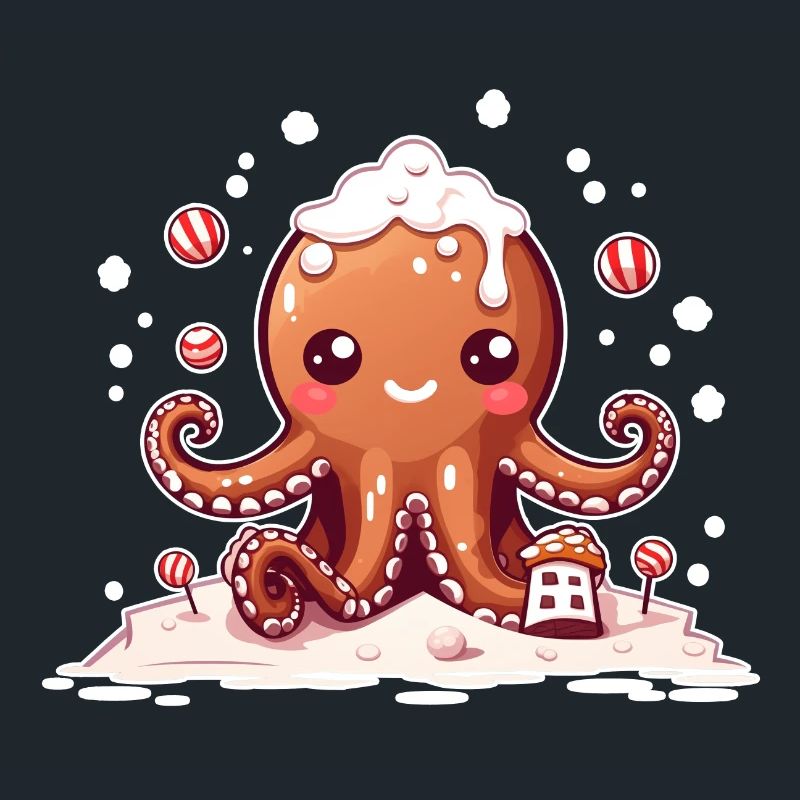 Gingerbread Octopus