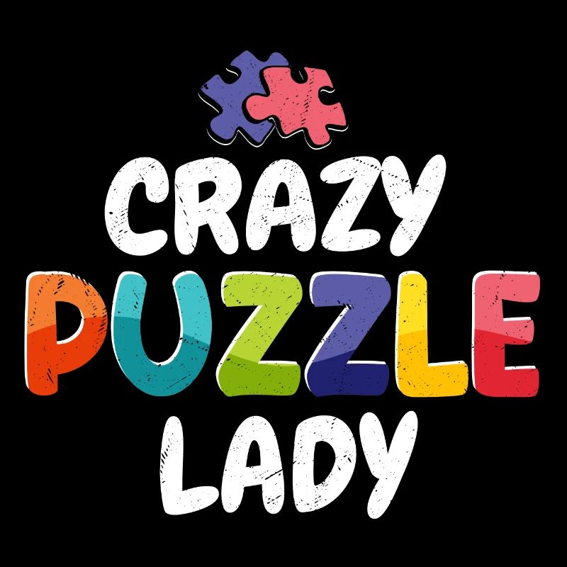 Crazy Puzzle Lady Piece Jigsaw Puzzle