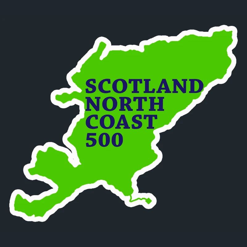 SCOTLAND nc500 map