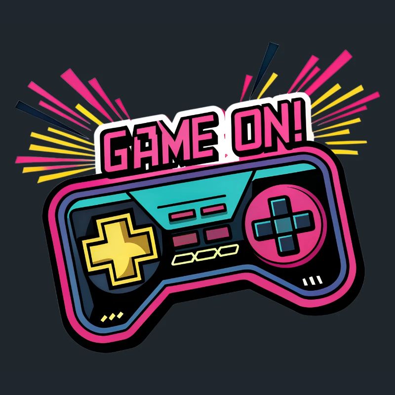 GAME ON. GAME CONTROLLER. GAME PAD
