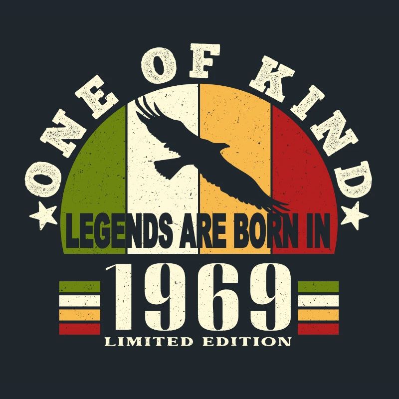 Legend Born 1969 55th Anniversary