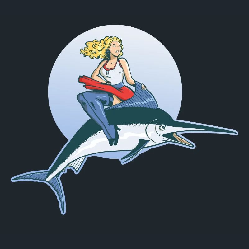 Pin Up sur espadon