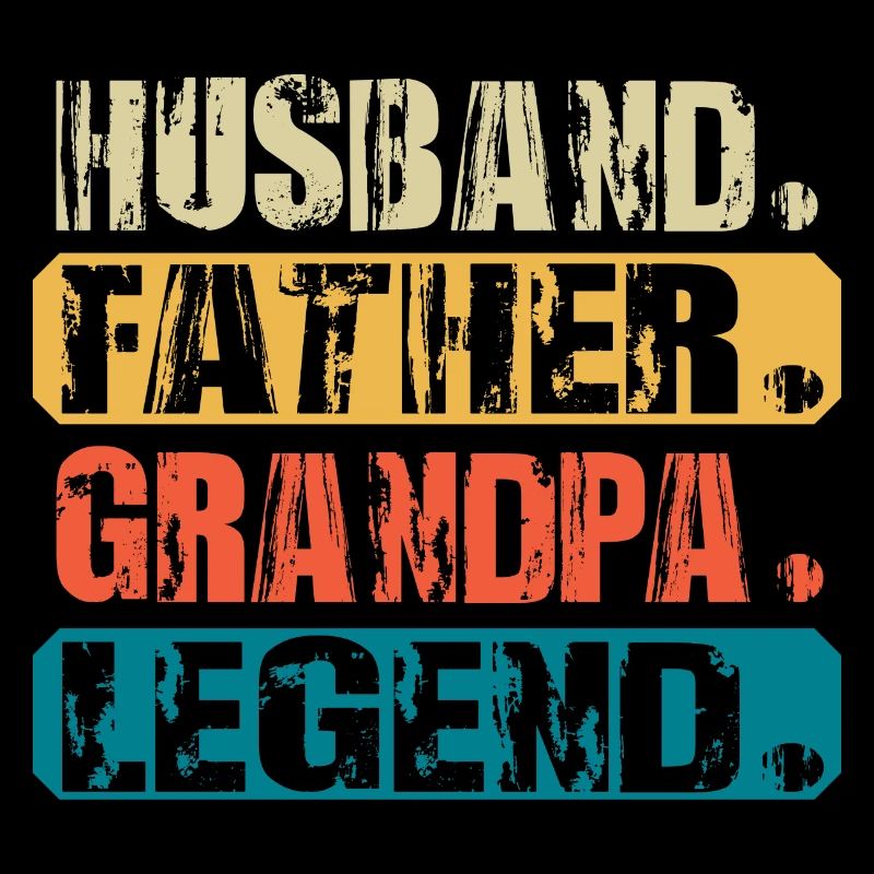 Vintage Ehemann Vater Opa LEGENDE