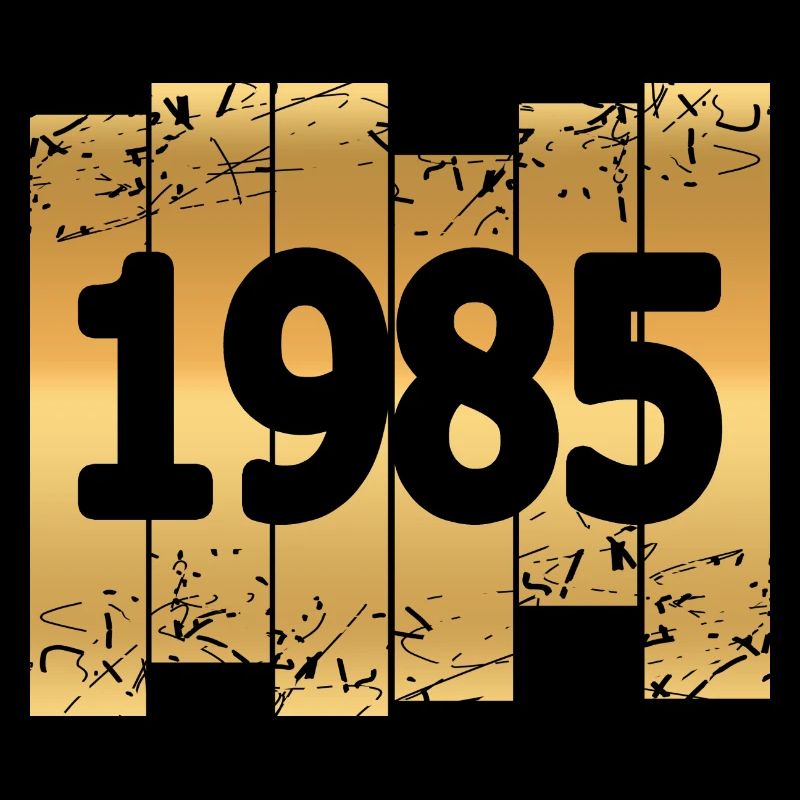 Gold-coloured 1985