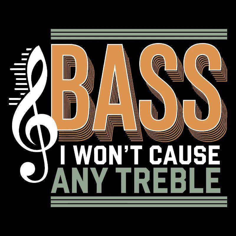 Basse Je ne causerai aucun joueur de basse aigu