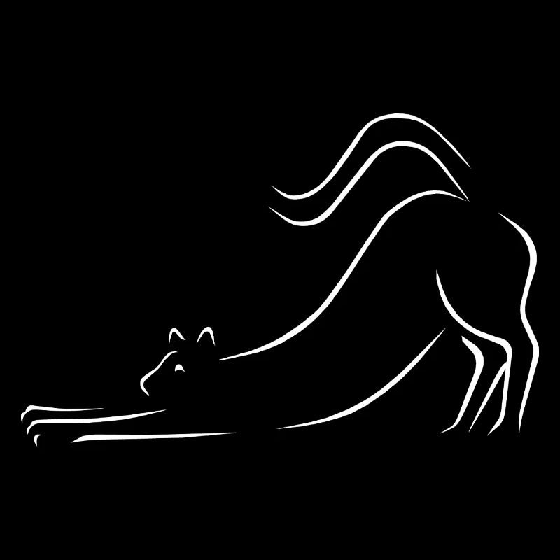 Katze Strichzeichnung