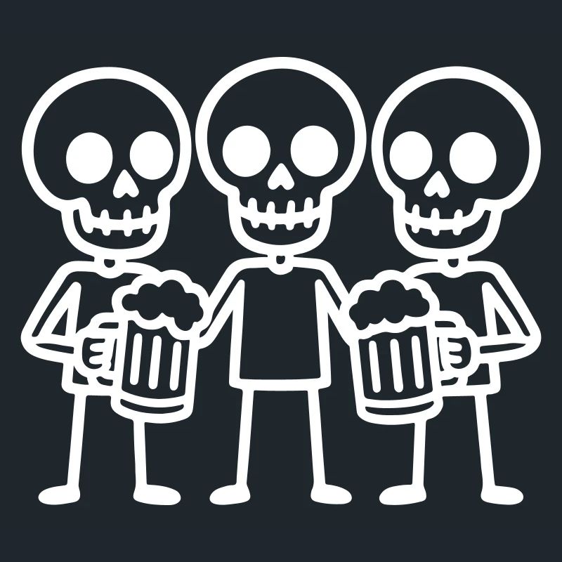 Skeleton Beer Drinking Team