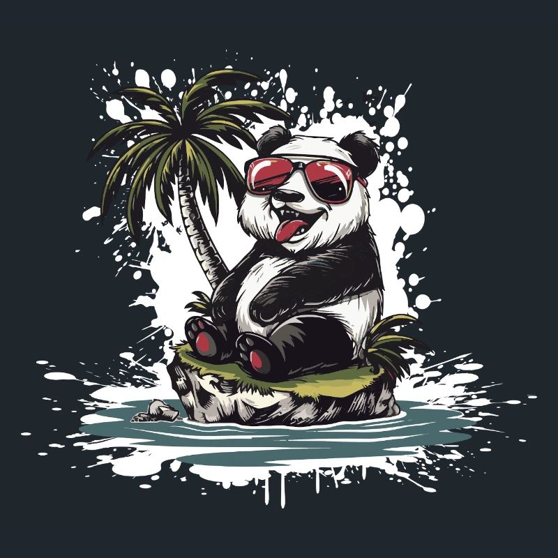 Panda Island Palm Tree