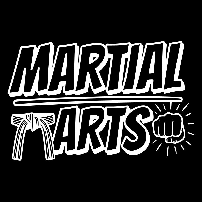 Kampfkunst Typografie - Martial Arts