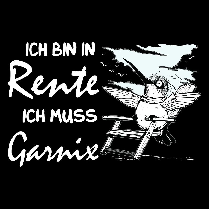 Lustiges deutsches Ruhestandsdesign
