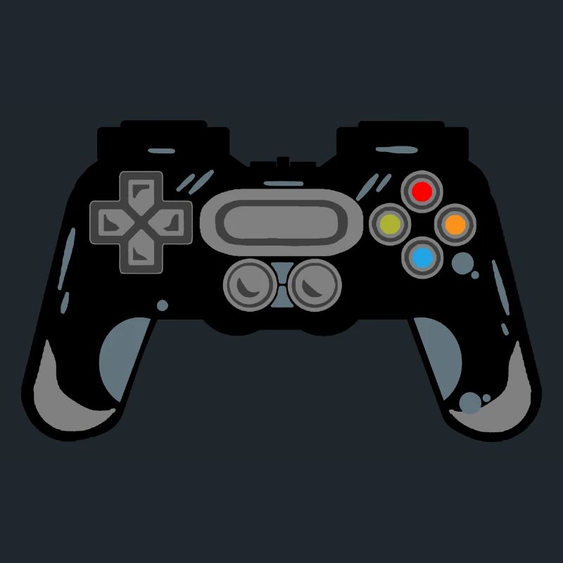 Retro Controller Silhouette