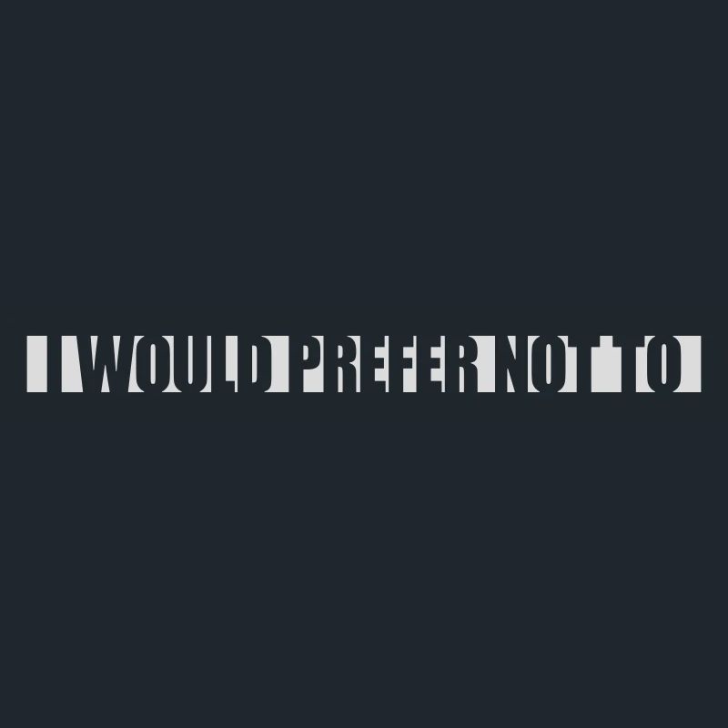 I prefer not to