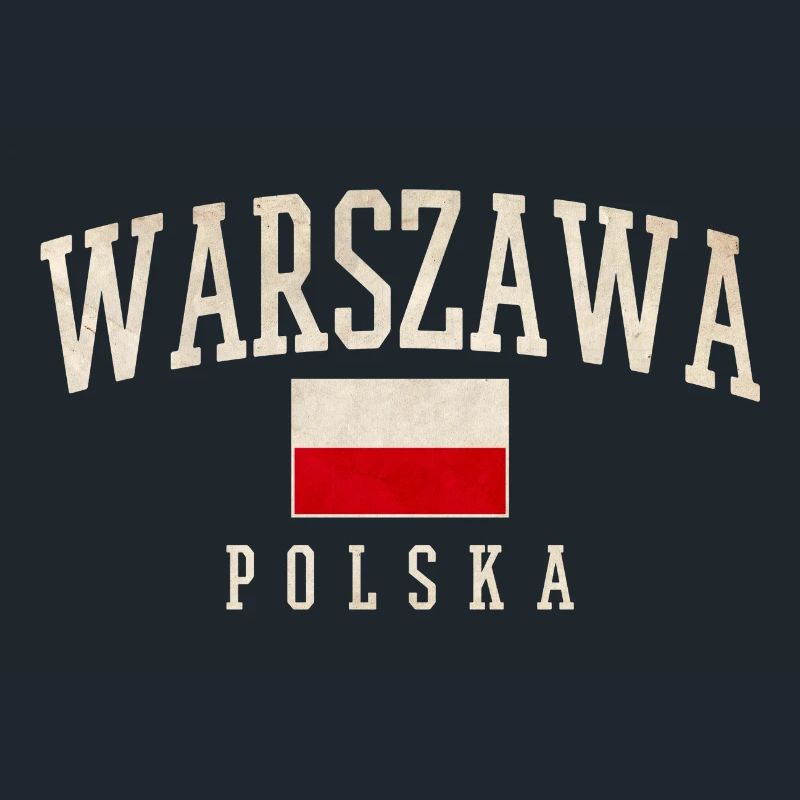 Varsovie Pologne Drapeau Style