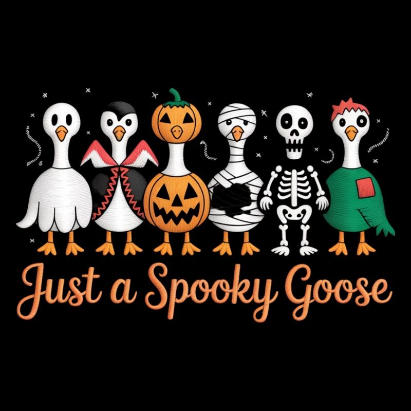 Just A Spooky Goose Halloween Vibes
