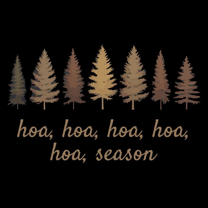 Ho, Ho, Ho Season Forest Pine Cozy