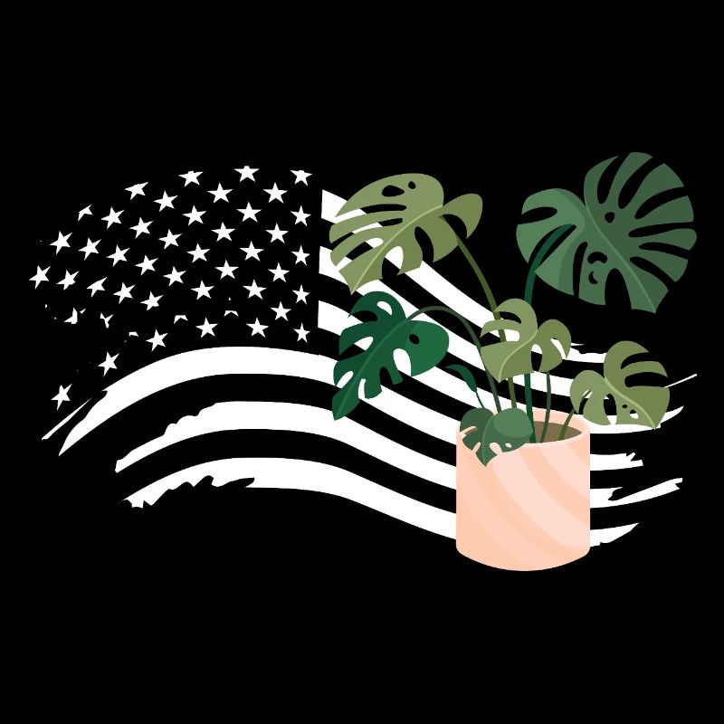Plantes amatrices de la plante du drapeau américain