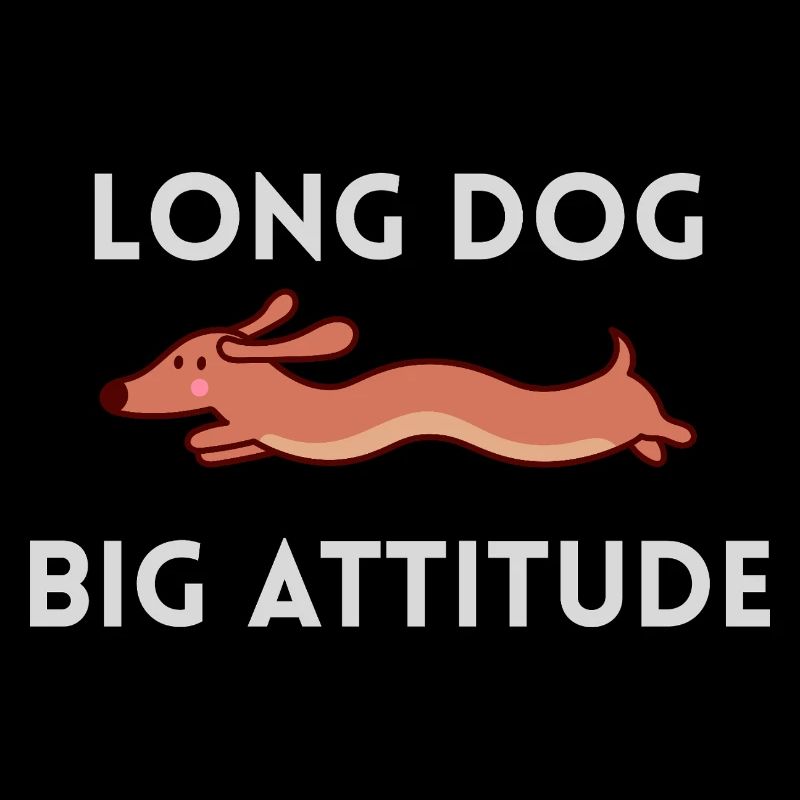 Long Dog Big Attitude Dachshund
