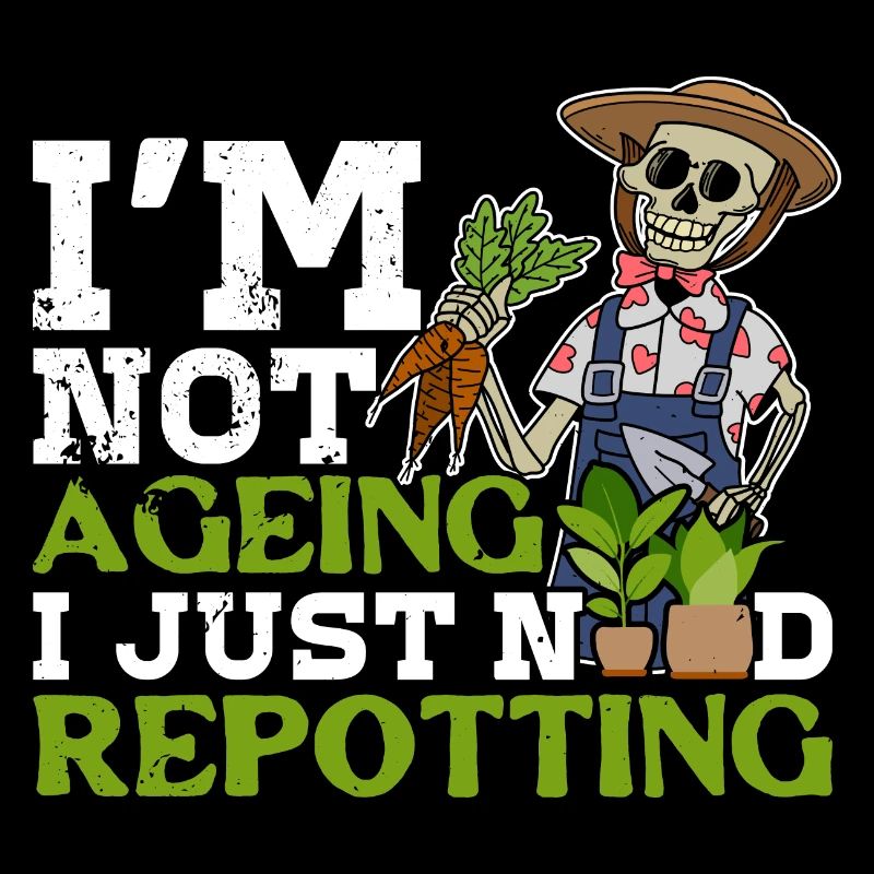 Halloween Skeleton Garden Gardener Fleurs Dire