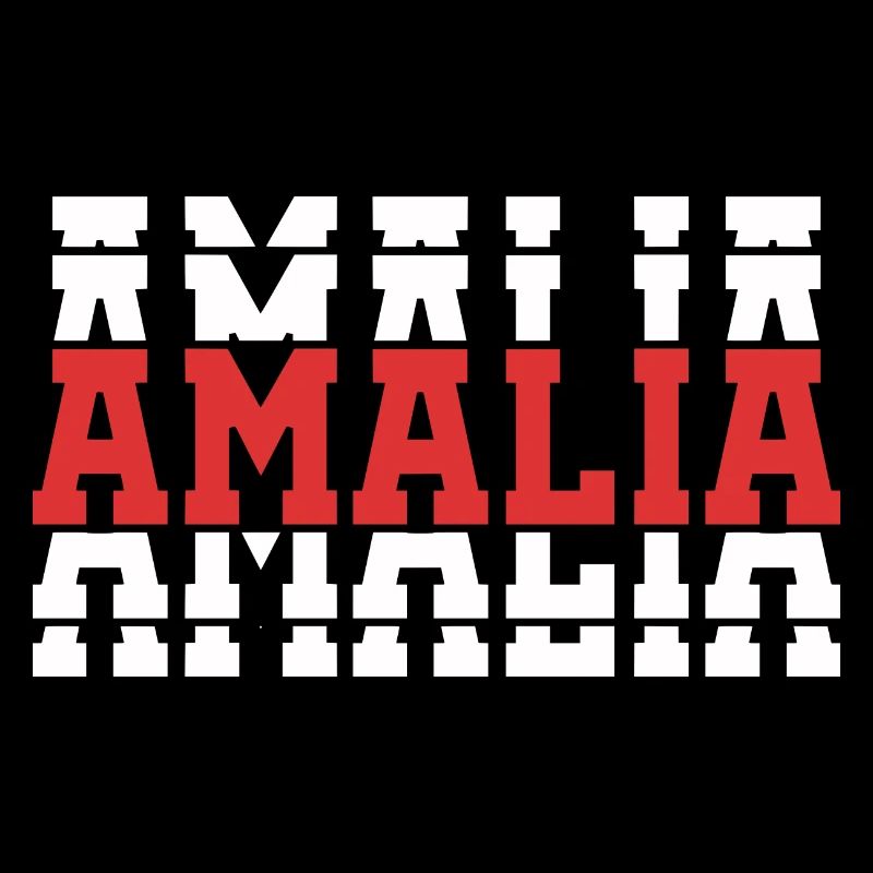 Amalia t-shirt t-shirt gift idea stacked text