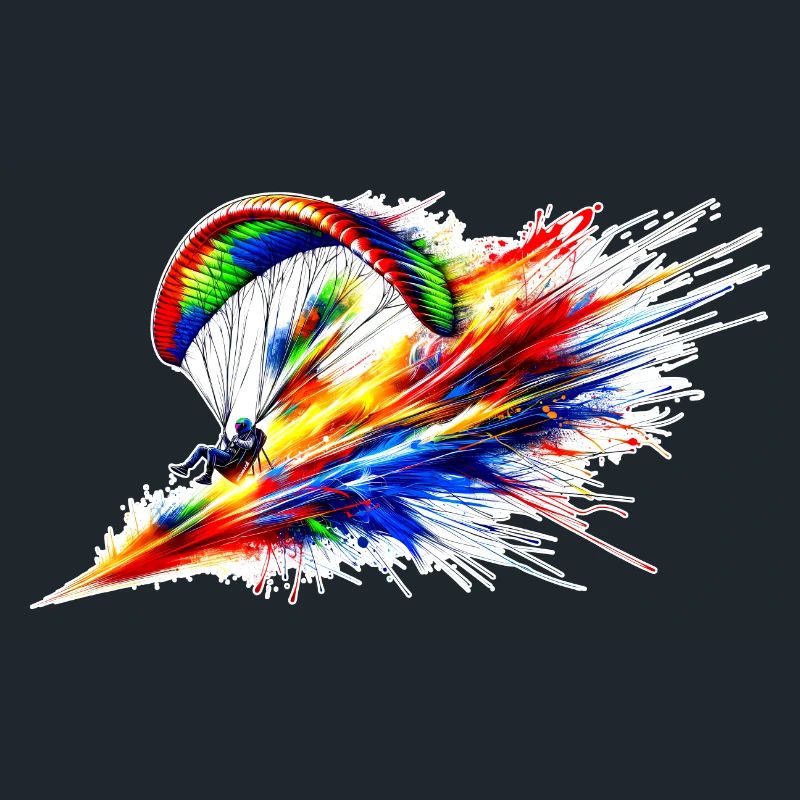 Paragleiter - Farbsplash