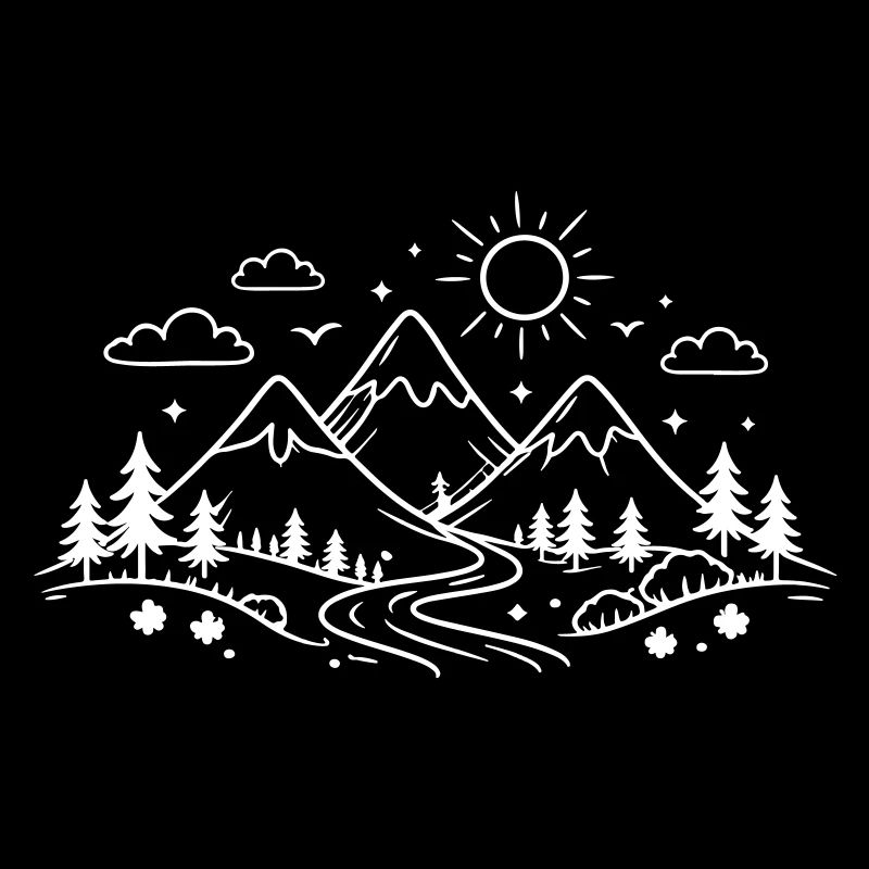 Mountains Landscape Nature