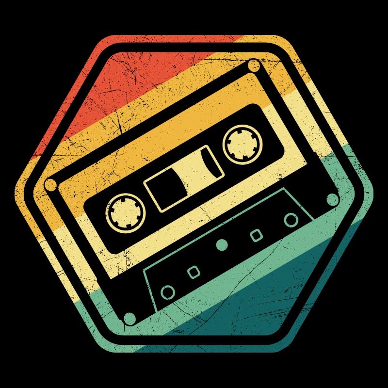 80s 90s Cassette Mixtape Retro Funny