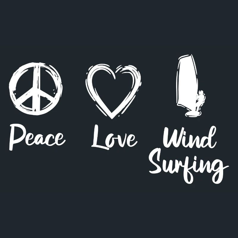 Peace Love Wind Surf