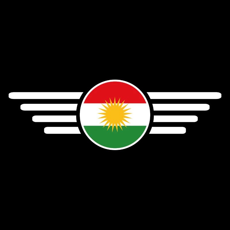 J’aime le Kurdistan, T-shirt design de style élégance