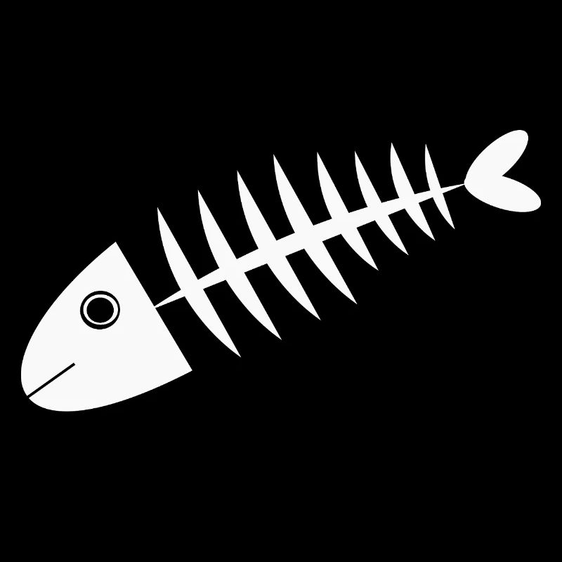 Poisson Pêcheur Cadeau en Arête de Poisson