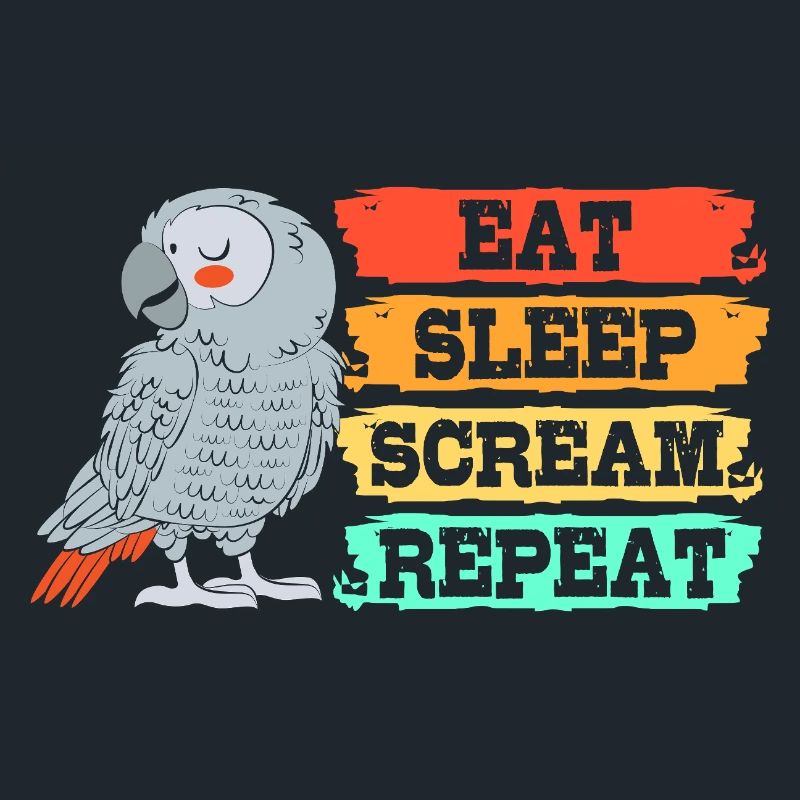 Parrot Grey
