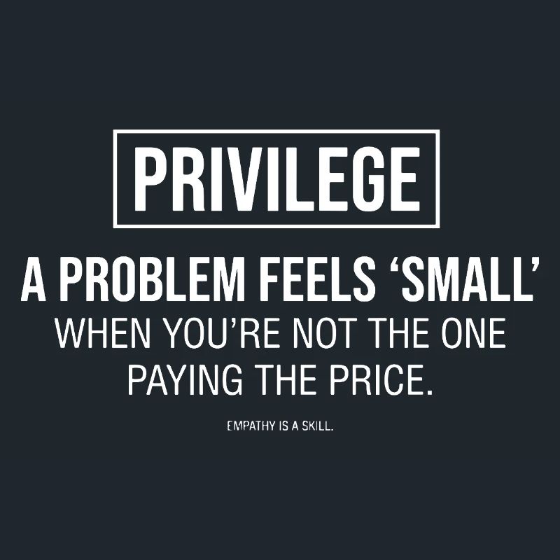 Empathie Statement Typografie