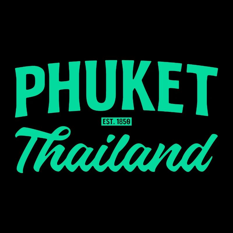 Écriture sarcelle de Phuket Thaïlande