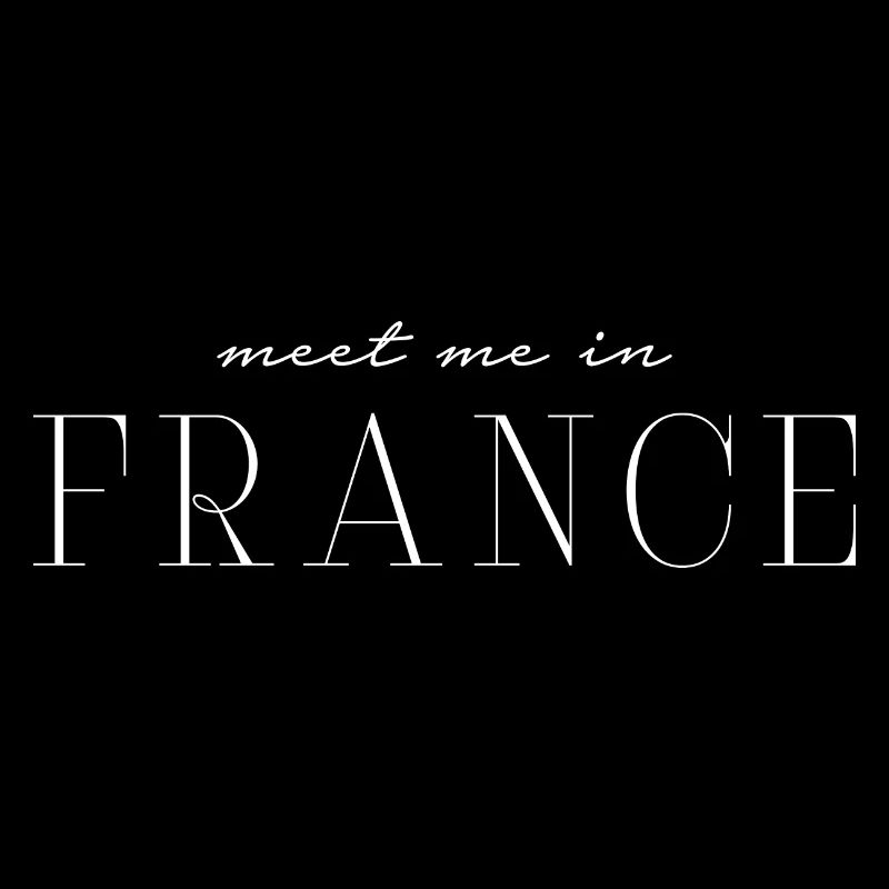 Frankreich Stil T-Shirt