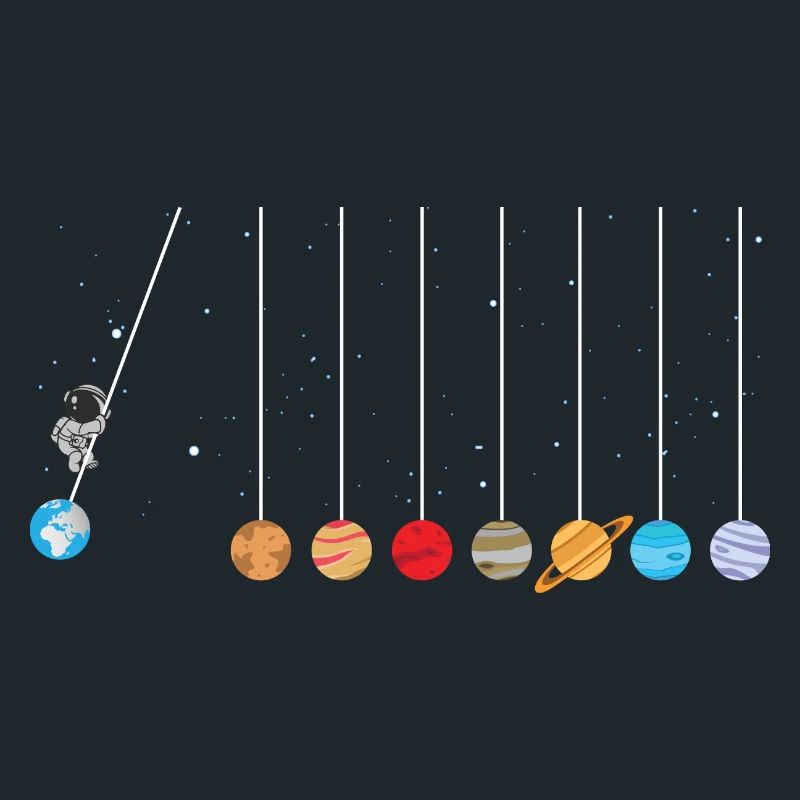 Astronaut Swing Planets Sonnensystem Weltraumforschung