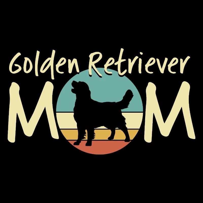 Golden Retriever Mutter Illustration