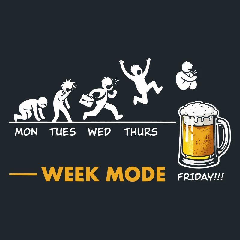 Looking forward to the weekend - beer humor
