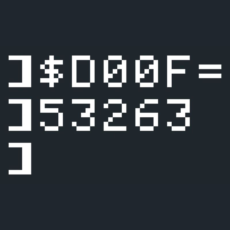 DOOF 8-Bit Code Nerd Pixel Terminal Retro