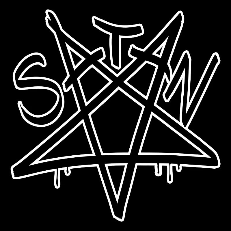Stern Satans umgekehrtes Pentagramm