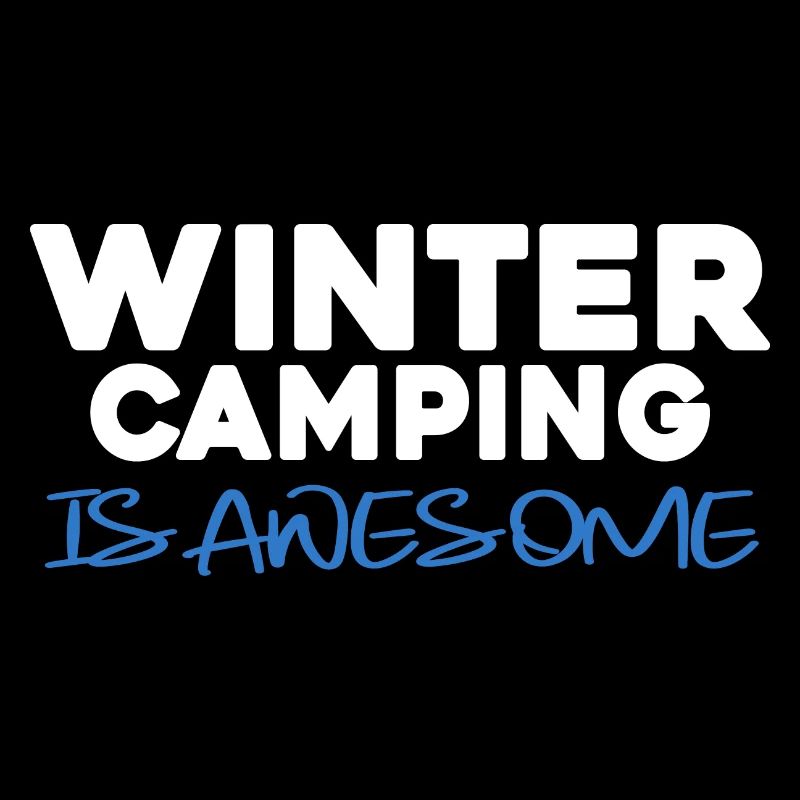 Le camping d’hiver est génial campeur d’hiver