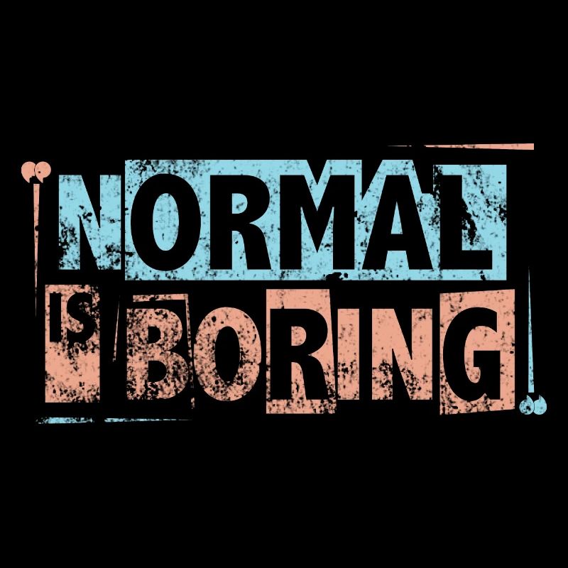 Normal Is Boring - Autism Awareness Puzzle Pieces