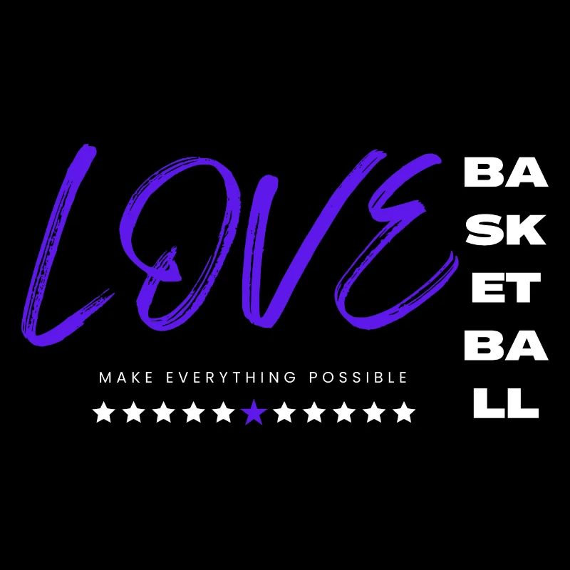 Love basketball blue
