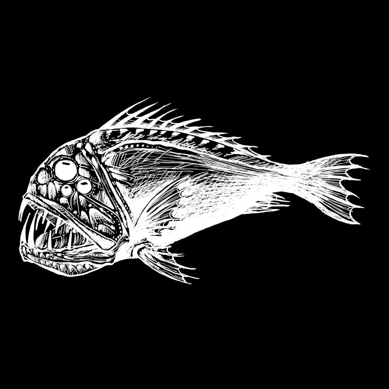 Poisson de vie ! - T-shirt de pêche Monster Fish