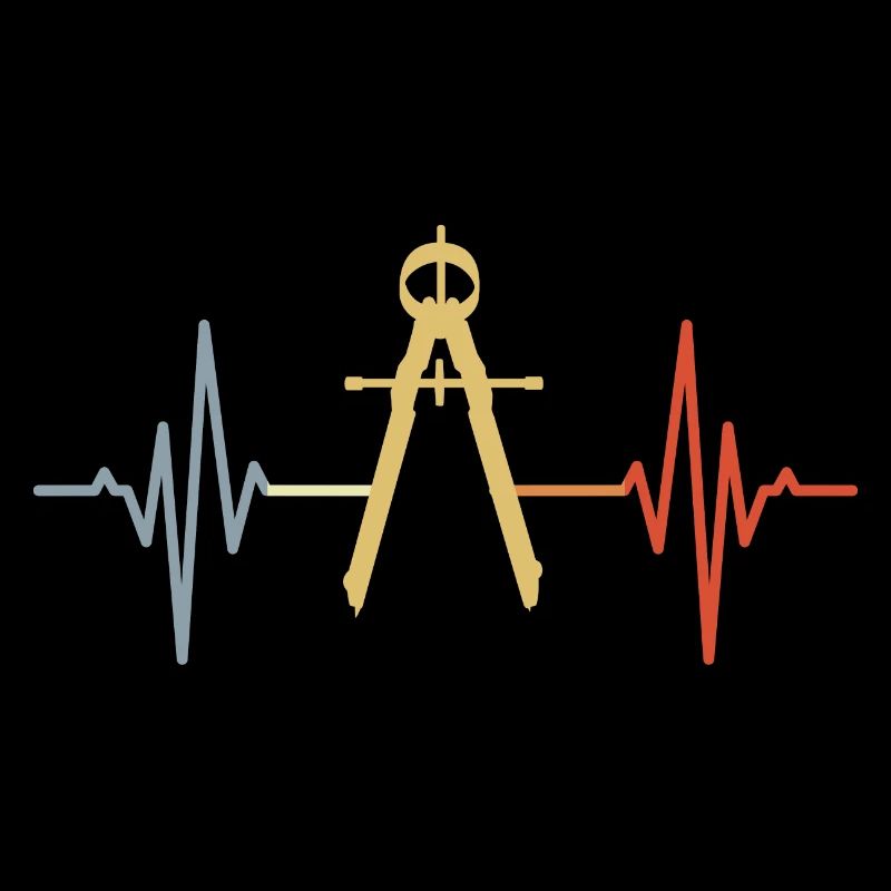 Cercle ECG Look rétro