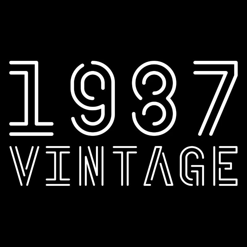 1987 millésime 1987 anniversaire 1987 rétro